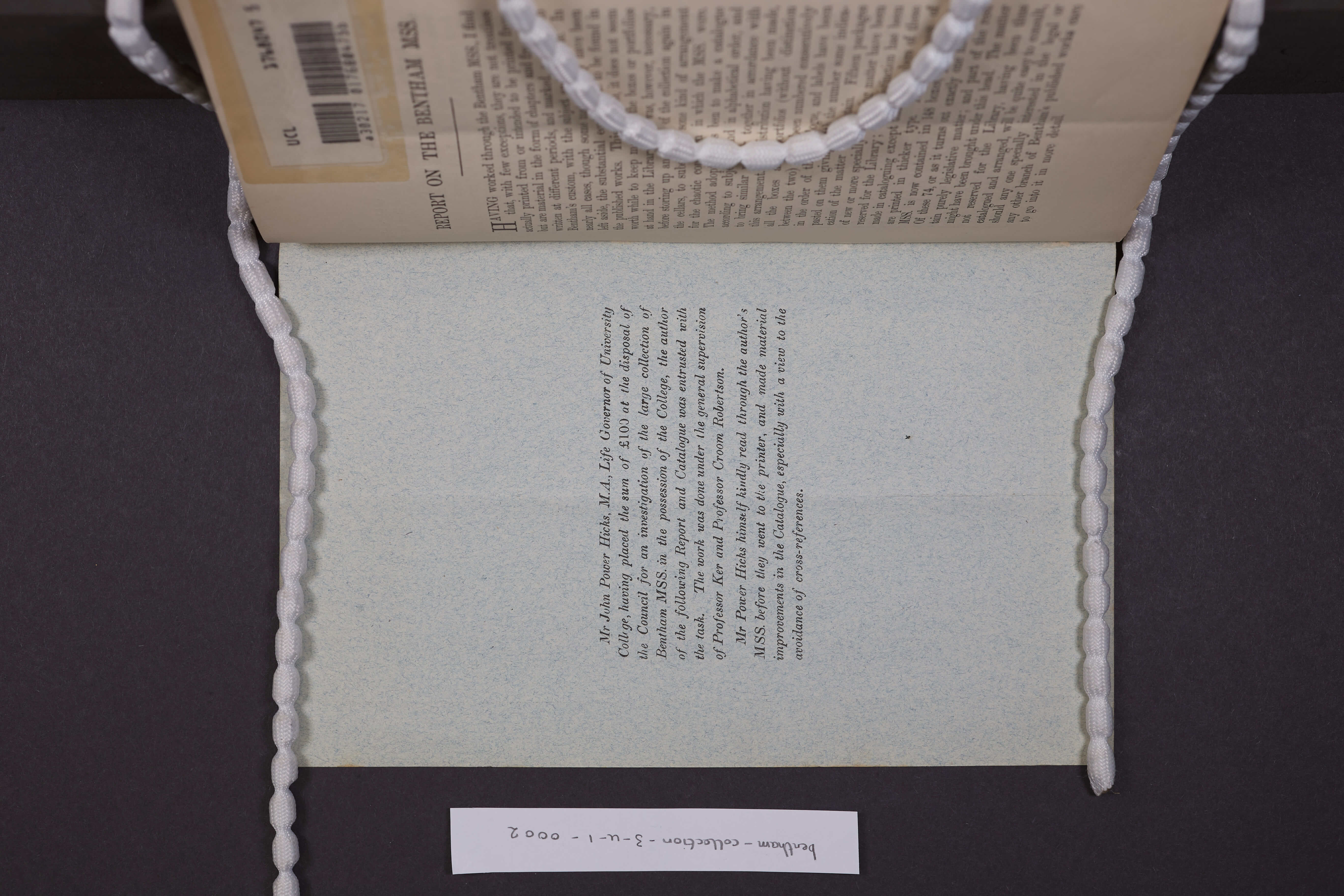 Bentham Document 1