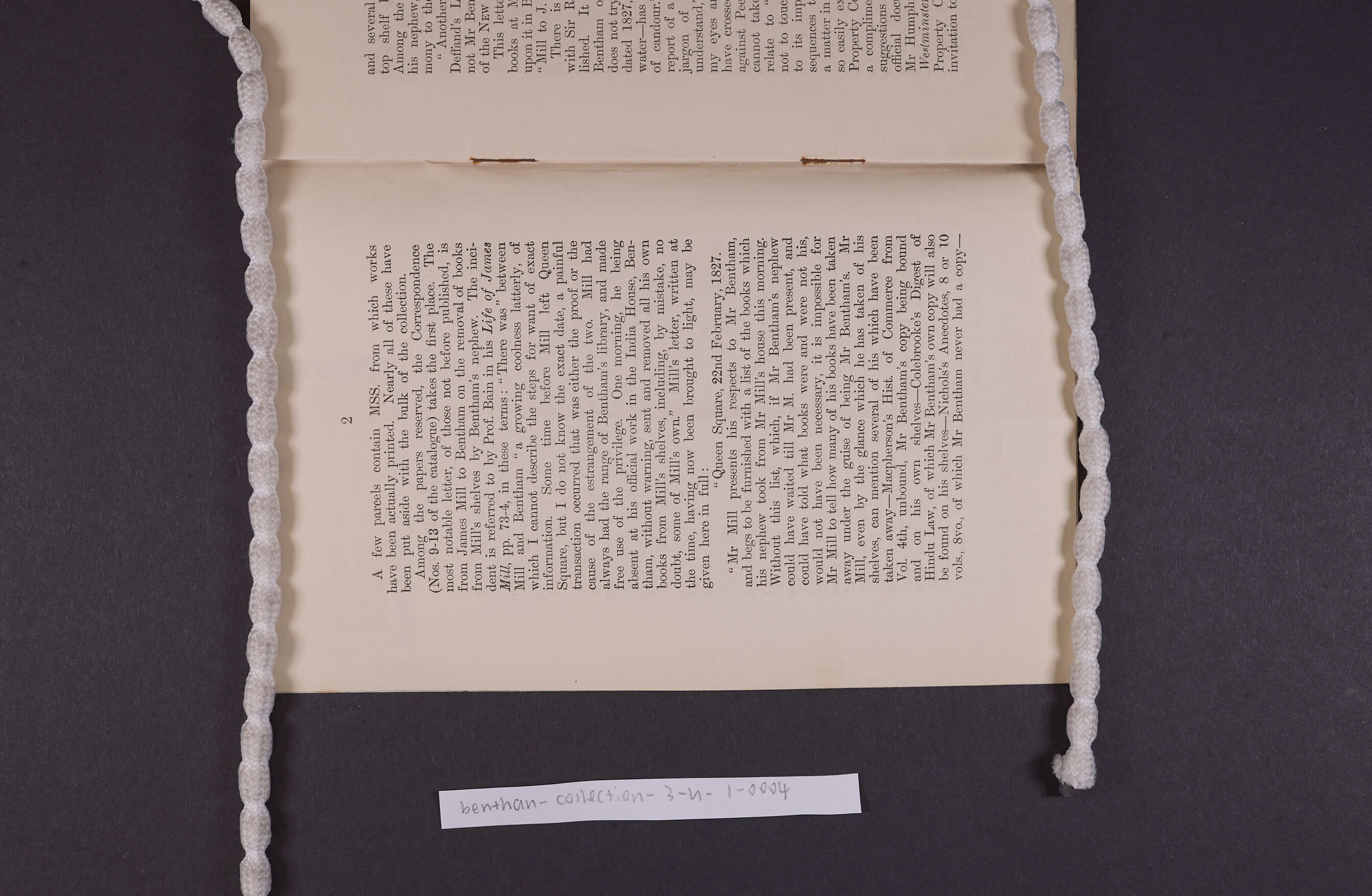 Bentham Document 3