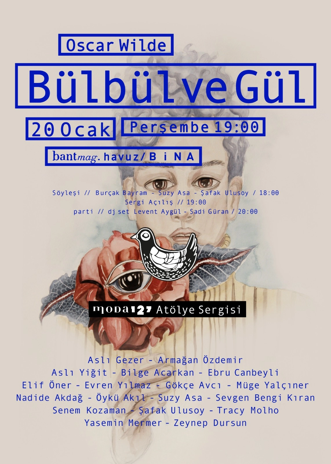 Bülbül ve Gül Exhibition Poster